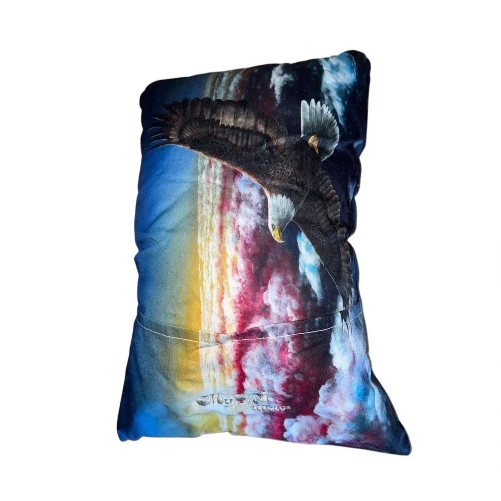 MyPillow Decorative Throw Pillow Bald Eagle‎ Scenic Patriotic Rectangle